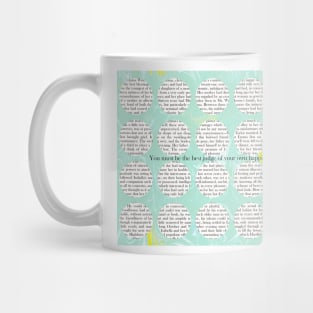 Jane Austen Emma : Best Judge of Your Own Happiness Mug